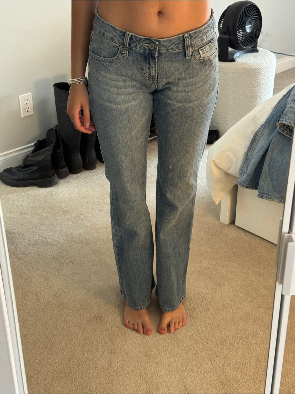 Low rise Vintage aeropostale flare jeans